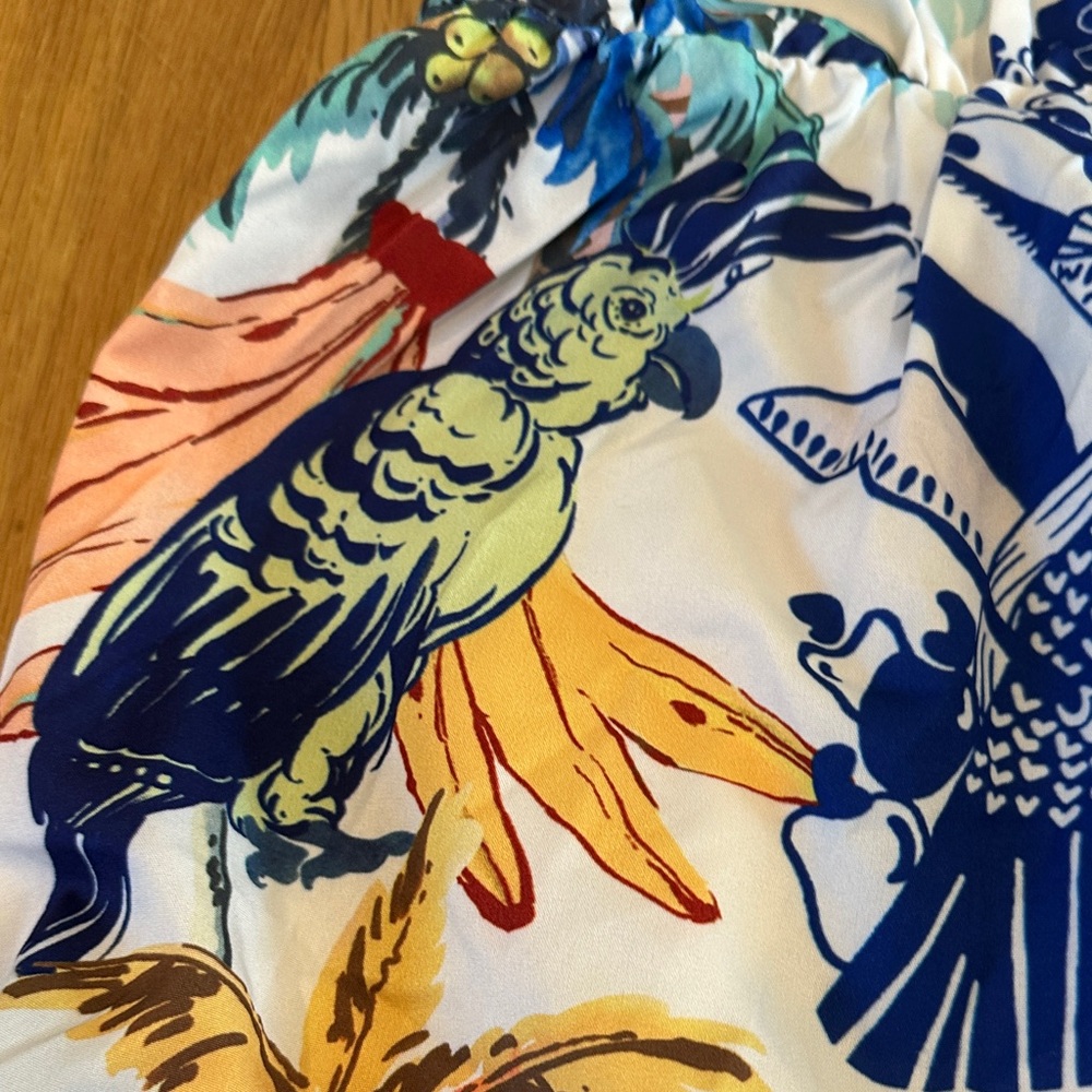 *last chance* SHEIN | Women’s Tropical Print Open Back Dress - Picture 5 of 10